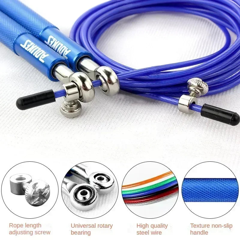 Adult Steel Wire Weighted Speed Jump Rope Fitness Sports Competition Bearing Jump Rope Speed Jump Rope